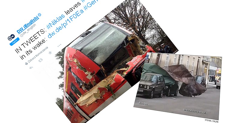 Huragan Niklas nawiedził&nbsp;Europę