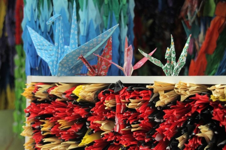 Papierowe żurawie poleciały z Ostrowa do&nbsp;Hiroszimy