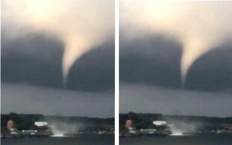 Tornado w Kilonii porwało ludzi do&nbsp;wody