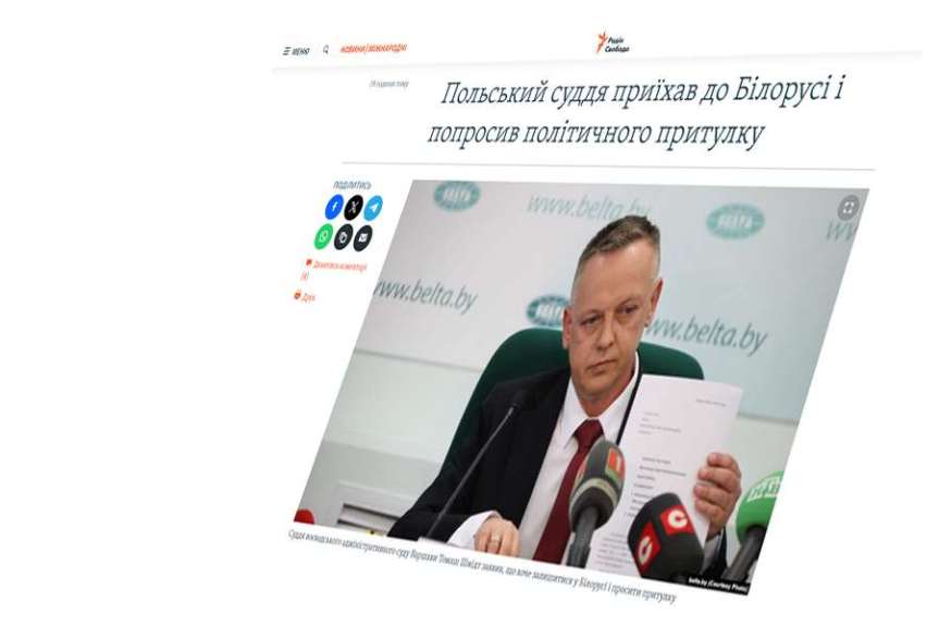 Gwiazda polskiego wymiaru sprawiedliwości prosi o azyl na Białorusi&nbsp;!