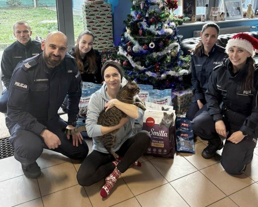Policjanci z sercem dla&nbsp;zwierzaków